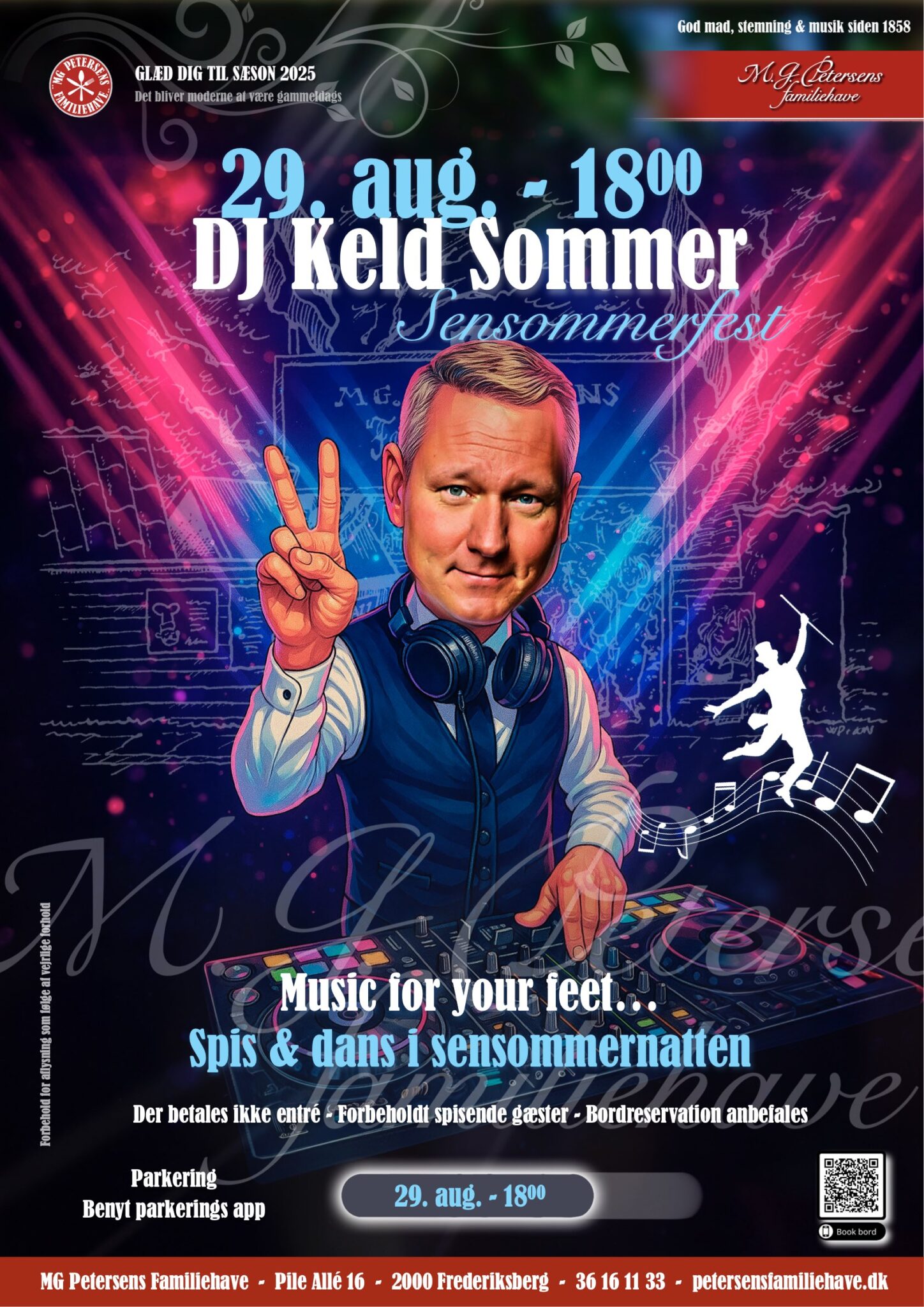 MusikPlakatA3-2025 Keld Sommer Sensommerfest