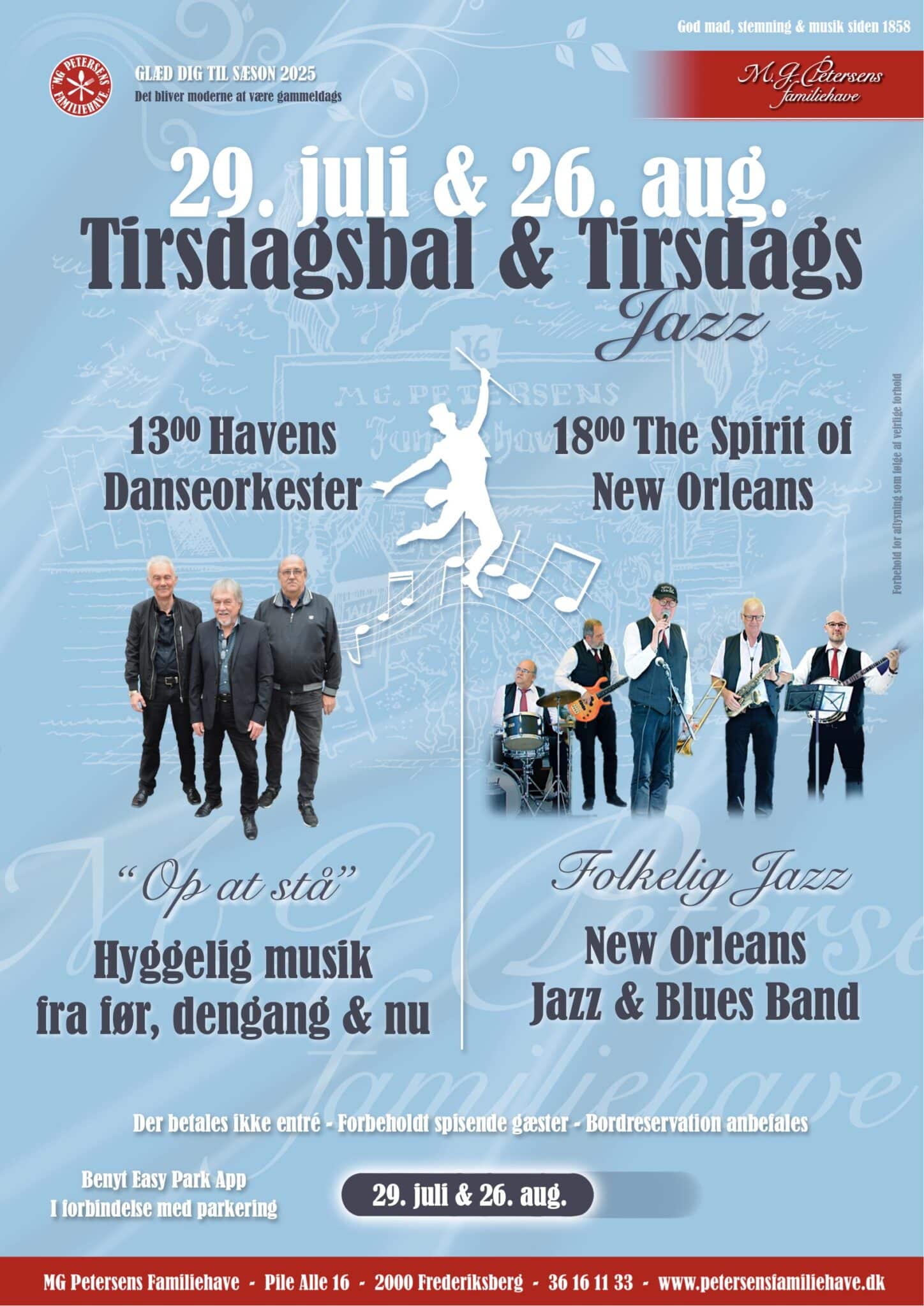 MusikPlakatA3-2025 Spirit Tirsdagsbal